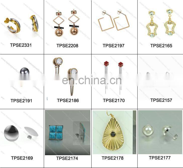 Blossom snowflake stainless steel celtic dangling earring