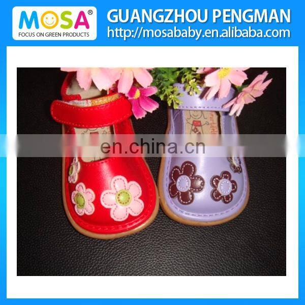 Handmade High Quality Girl Leather Dress breathable Shoe