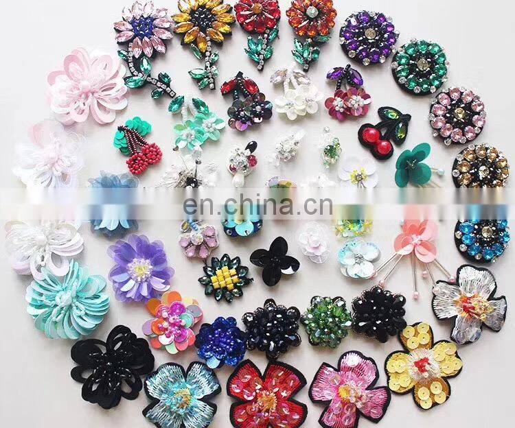 2017 Rhinestone/beads/pearl Handmade Applique