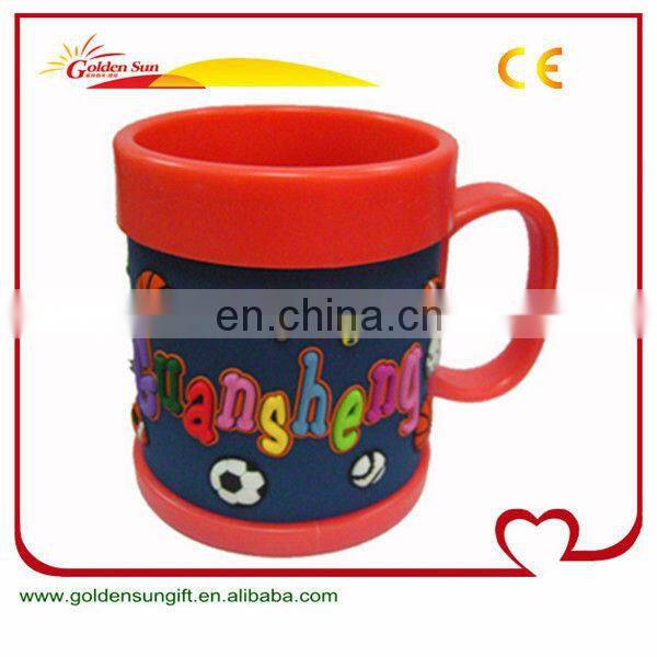 3D PVC Rubber Plastic Travel Mug