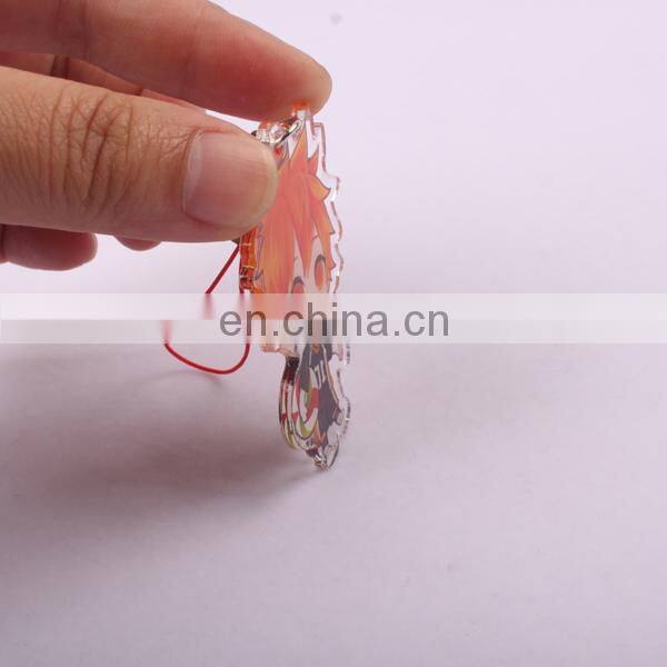 Cheaper Acrylic promotion flashing mobile phone straps custom