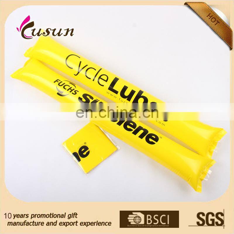 eco printed PE cheering stick inflatable hand wholesales manufacturer