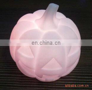 Promotional Halloween items plastic led pumpkin lamps