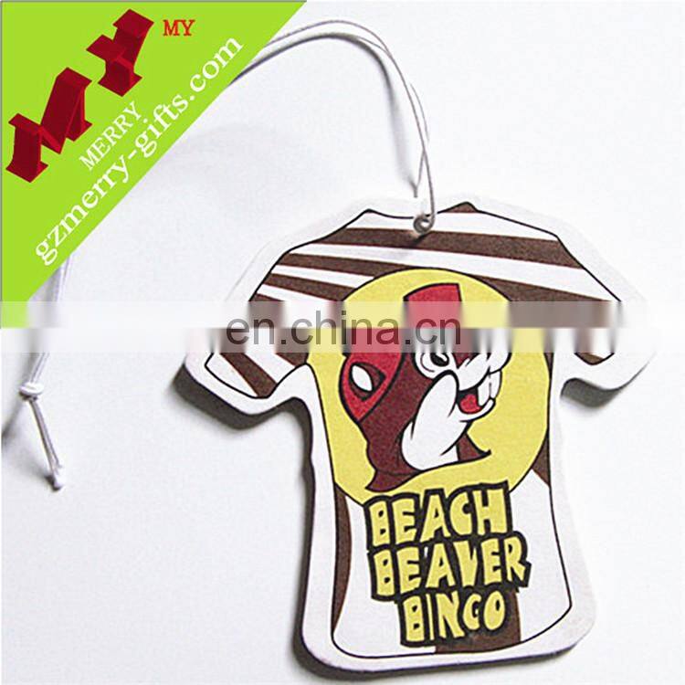 Fashion design paper car air freshener wholesale