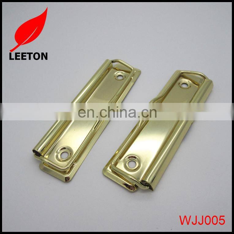 Factory supply stationery accessories 100mm gold metal board clip