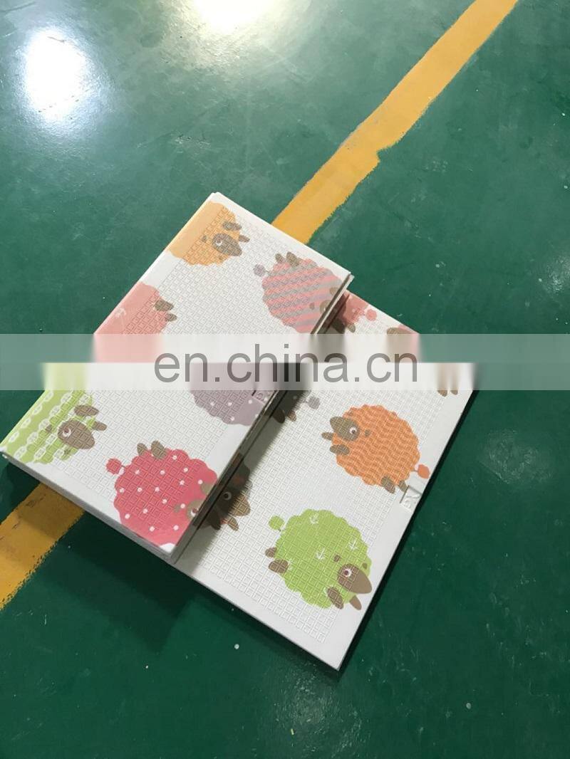 XPE Foldable Play Mat with Baby Animal