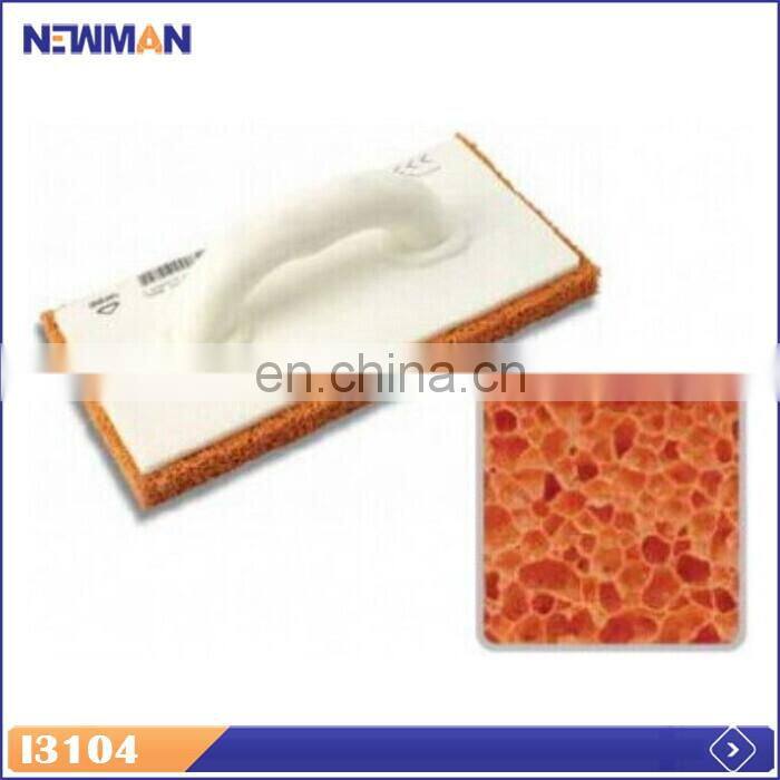 I3086 black plastic handle plastering tool rubber grout float trowl