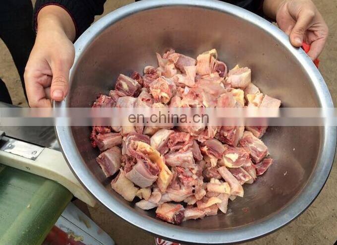 Poultry meet chopping & dicing machine