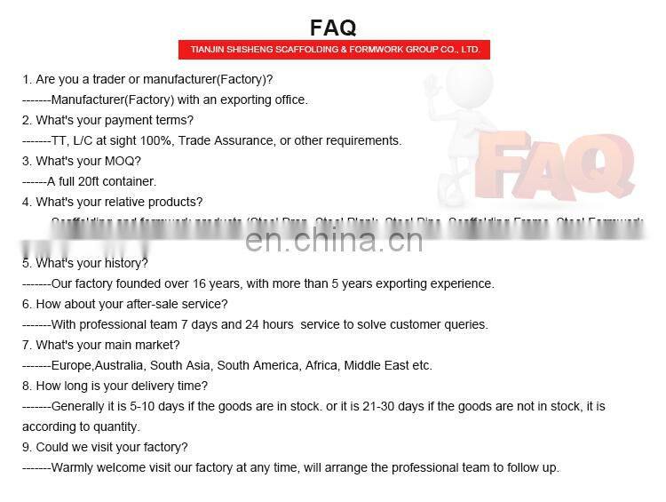 Tianjin Shisheng Galvanized Punched Concrete Scaffolding Decking