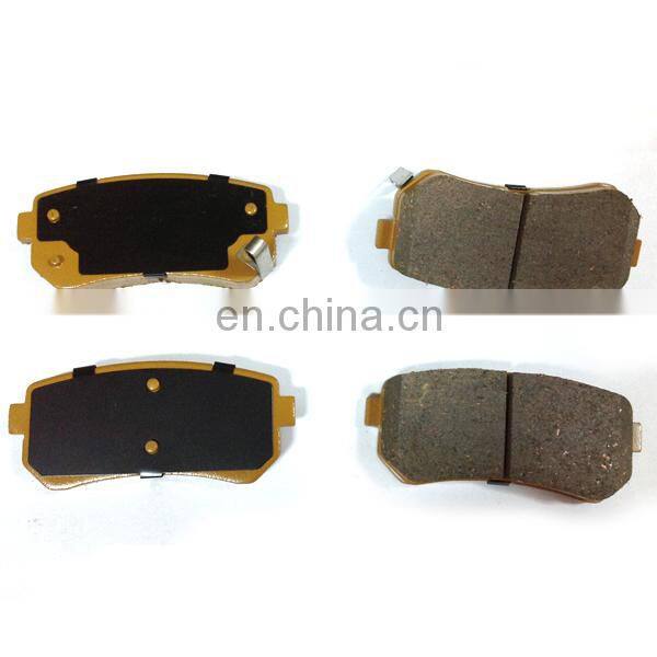 Ceramic and Aramid Fiber Auto Brake Pads For ACCENT Rear 58302-1GA00