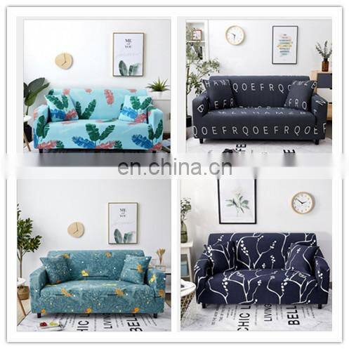 china factory Digital Printing Protect Elastic Sofa set cover printed sofa cover slipcover for Household Decoration