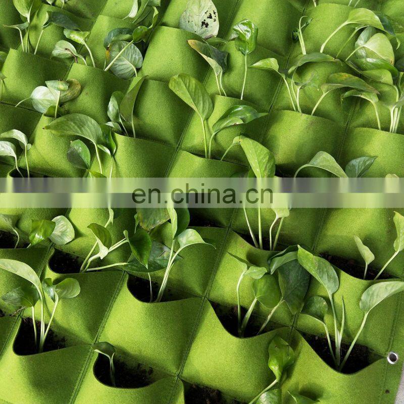 Felt Fabric Hanging Planter Vertical Garden Grow Bags