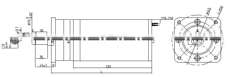 BMM534M 24V 500Nm 1RPM High Torque Planetary Gearbox Motor, DC Planetary Reduction Gear Motor