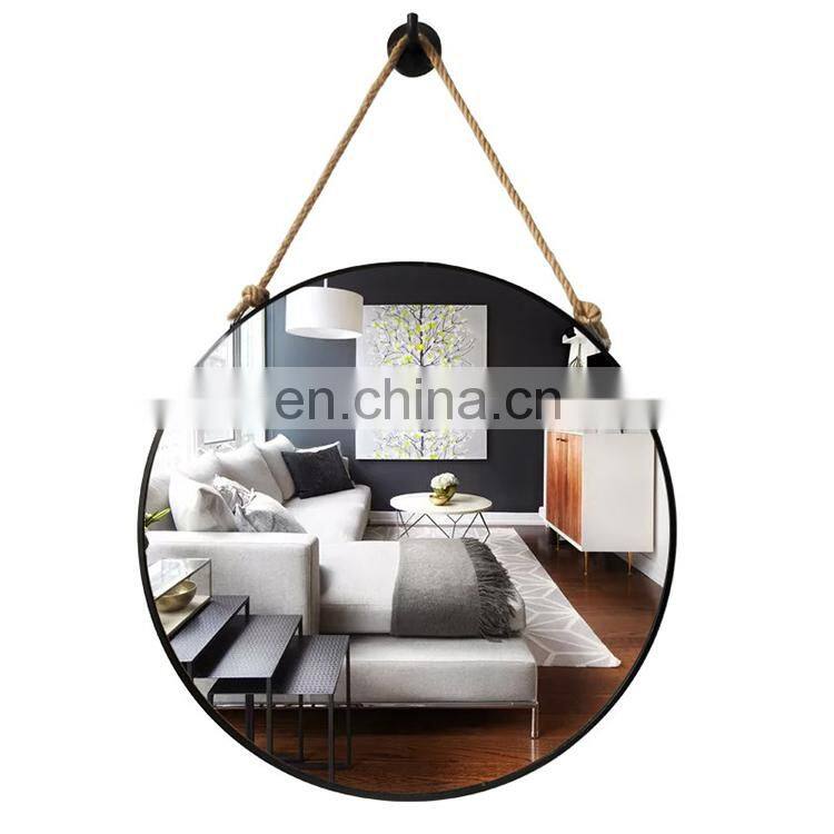 Wholesale 30CM Gold Framed fancy decorative wall mirrors round