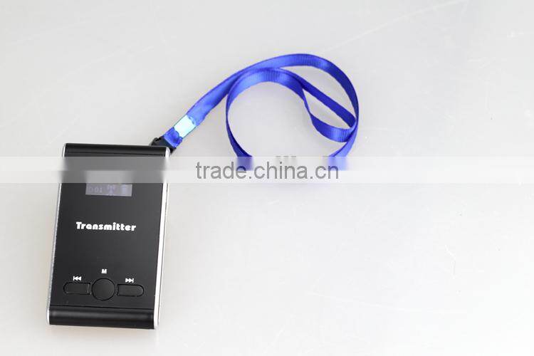 Smallest digital wireless tour guide system transmitter audio guides YT100 YARMEE
