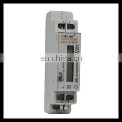 Single Phase Prepaid Din Rail multi-function Energy Meter
