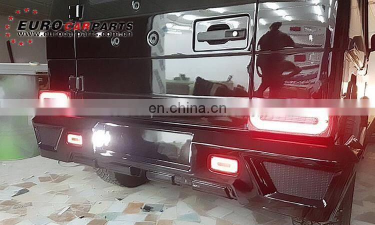 W463 rear bumper light fit for G-class W463 G500 G55 G63 tail light black and red LED g class rear bumper fog lamp