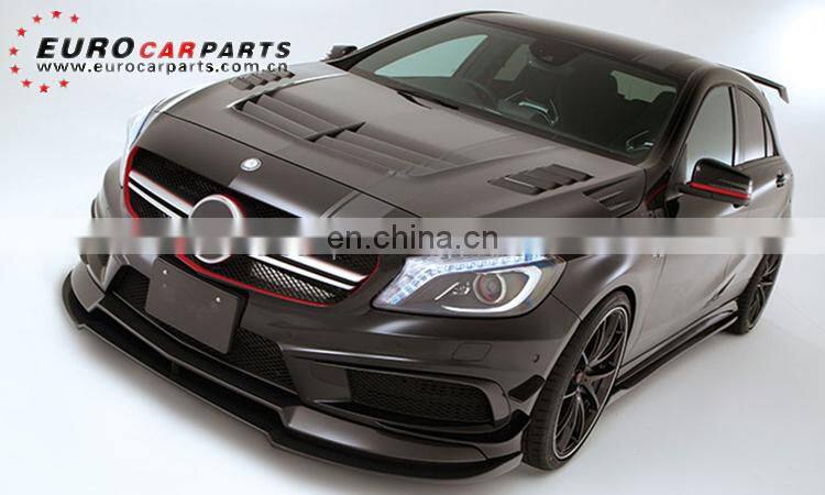 w176 carbon fiber bonnet fit for MB A-class W176 2014-2017year to VS style full carbon fiber A45 hood