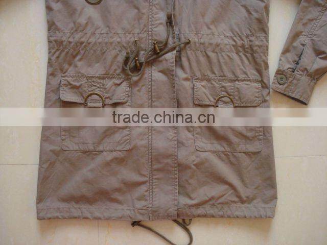 2012 new model's ladies' cotton washed jackets for spring season