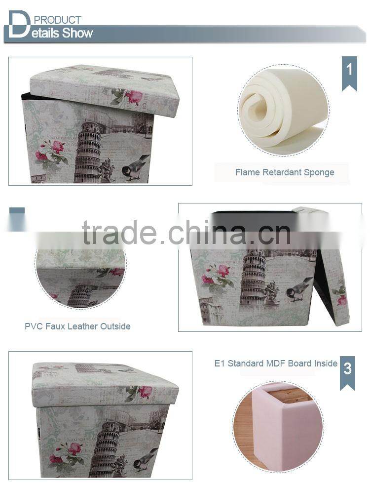 Handsome Light Weight Ottoman Storage Box