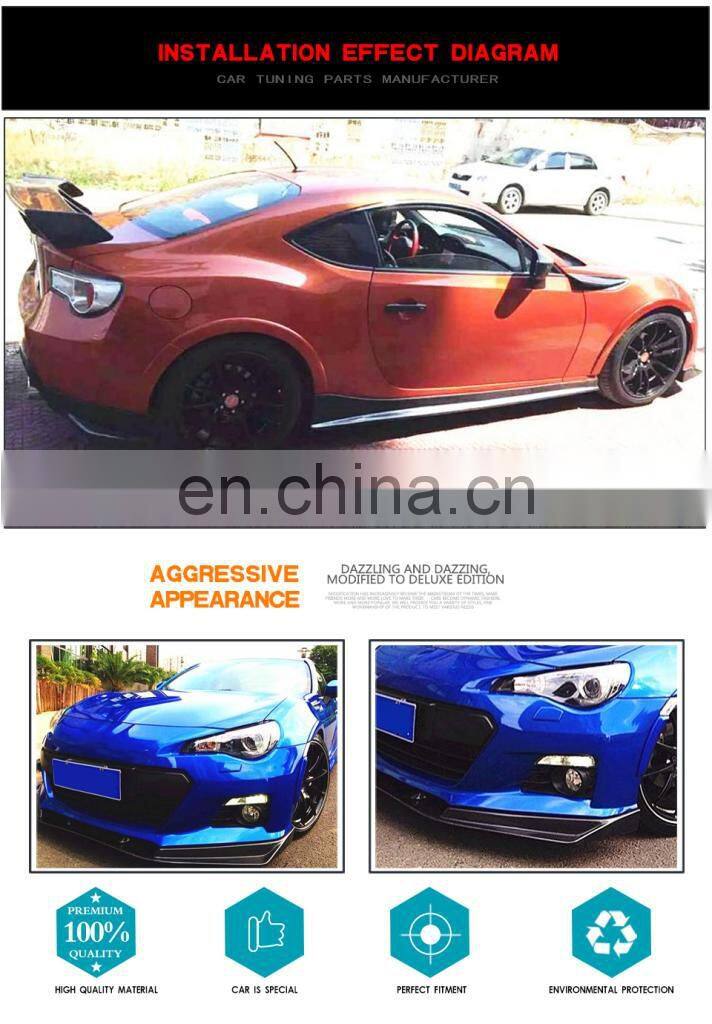 Carbon Fiber Side Skirts Bumper for Subaru BRZ for Toyota GT86 2013-2020