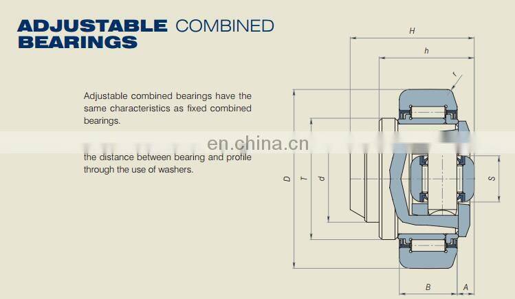 Adjustable combined bearings 400-0078/L