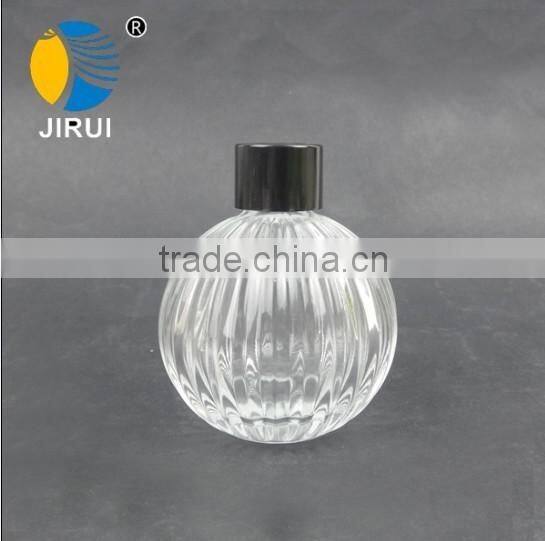 50ml clear glass perfume bottles with gasbag spring pump