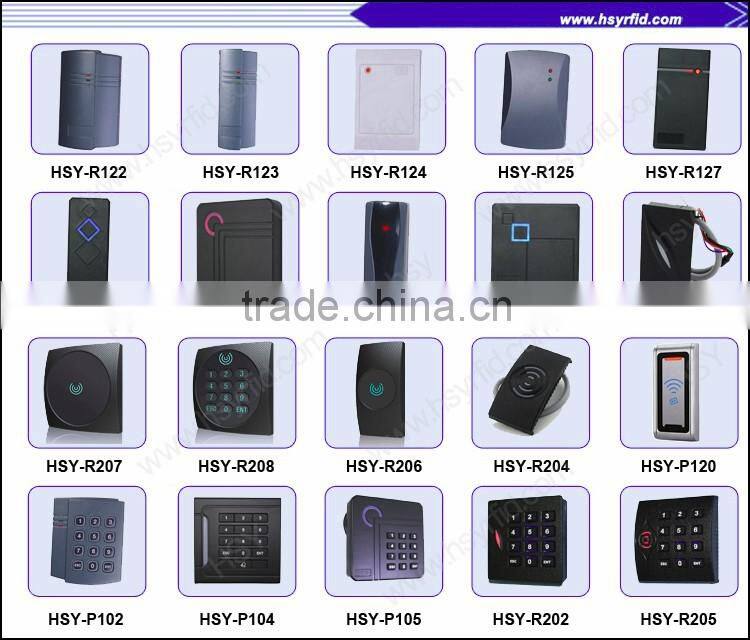 RFID proximity wiegand26 door access control reader with waterproof smart card machine