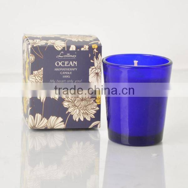 Colored scented candle soy wax paraffin wax gift set