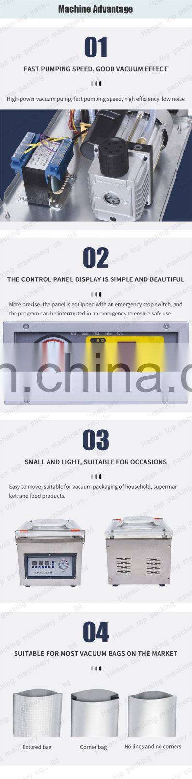 Factory price for single chamber vacuum packaging machine for suasage with Ce Certification