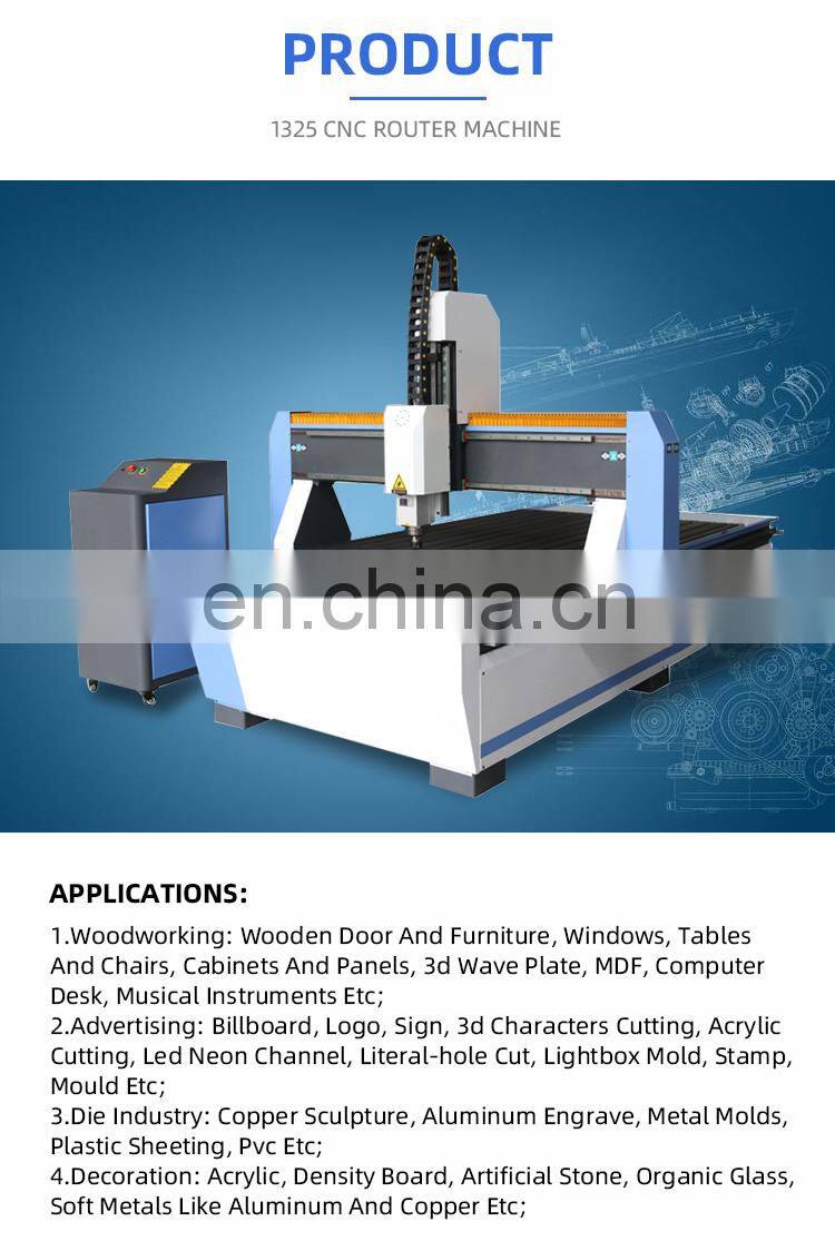 4x8 ft Automatic 3D Cnc Wood Carving Machine/1325 Wood Working Cnc Router