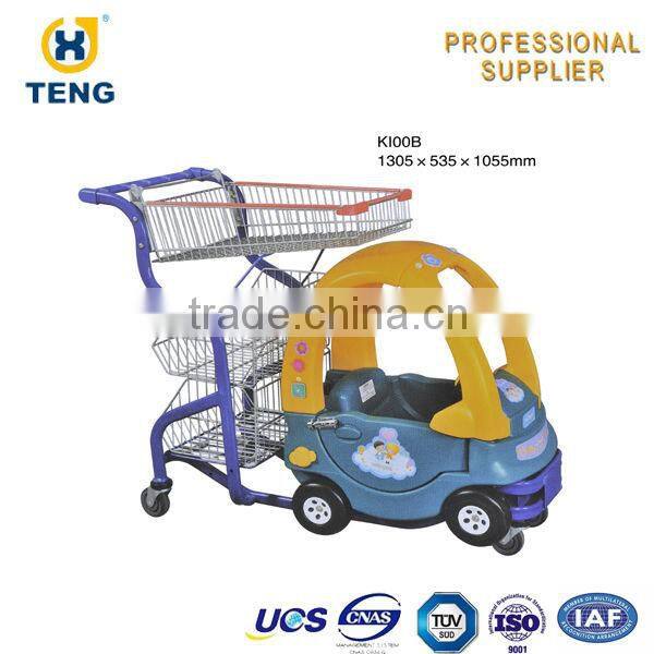 Kid Supermarket Shopping Toy Trolley Shopping Cart