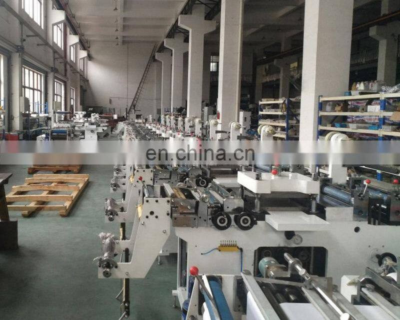 USK420 Automatic Blank Label Vinyl Sticker Rotary Magnetic Cylinder Die Cutting Slitting and Rewinding Machine