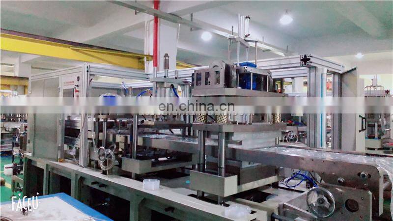 PCL520B Disposable Plastic Clamshell box Tray Thermoforming Machine, salad fruit plate bowl blister vacuum forming equipment
