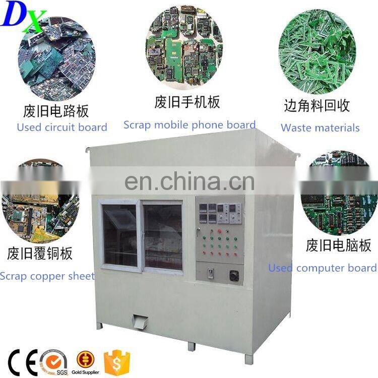 E waste precious metals recovery refining recycling machine