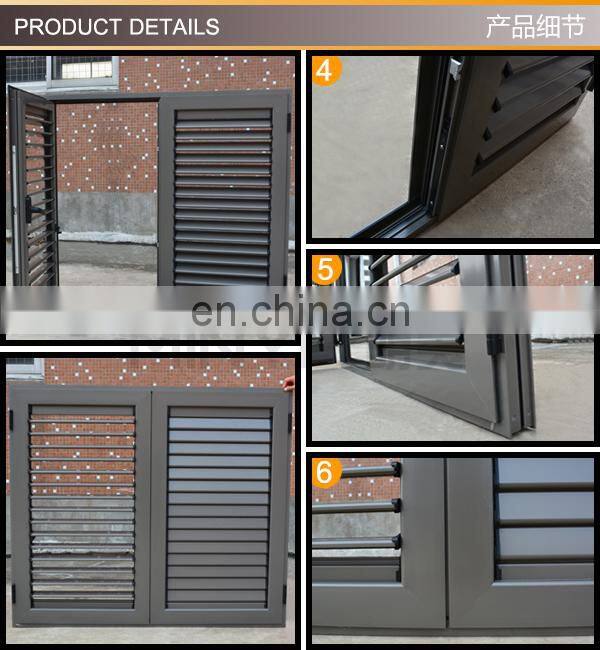 hot- sale aluminum shutters casement window exterior shutters for windows