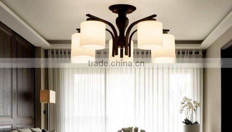 2016 new wrought iron candle chandelier lightingZH-6049