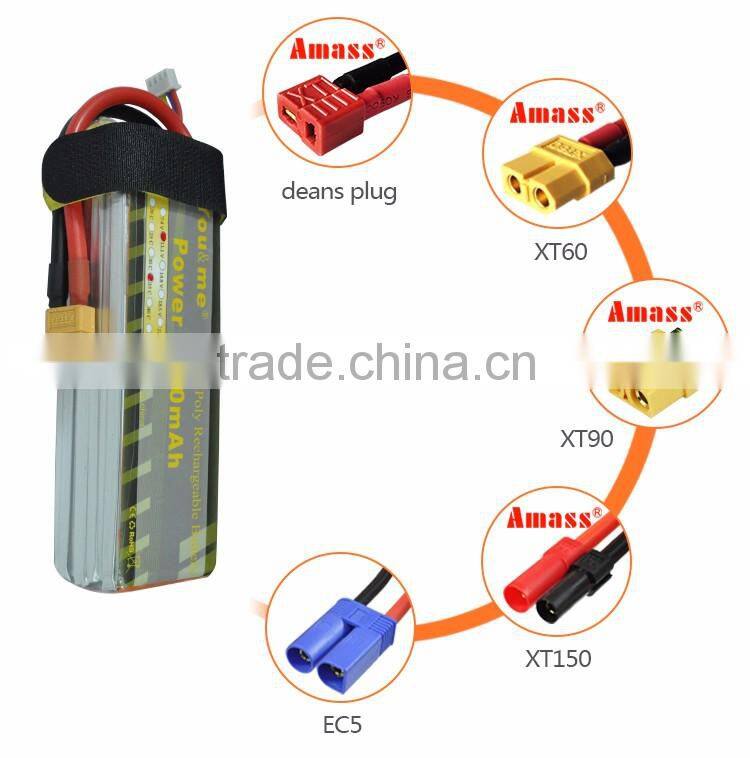 High Performance Rechargeable RC Battery Lipo Battery 5500mAh 7.4v 50C