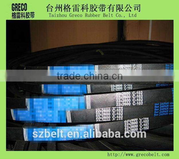 22*2600 wrapped V belt