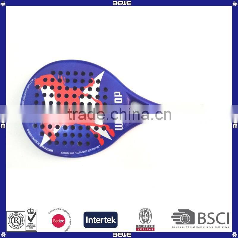 High quality carbon beach tennis racquet