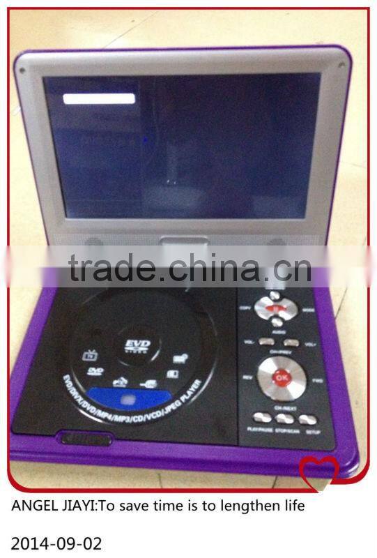 360 rotates 15.1inch big screen portable dvd player 3d portable dvd player