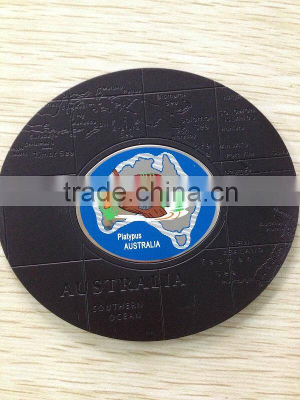 High quality fancy tea plastic cofee cup mat