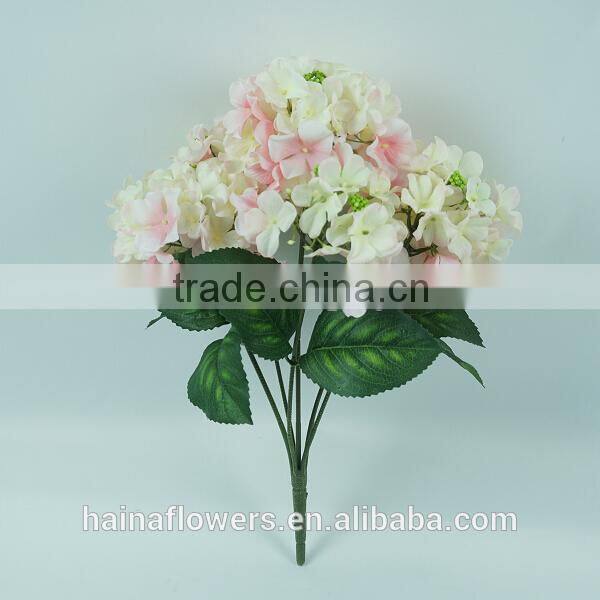 Cheap artificial flowers/ artificial hydrangea for wedding decoration