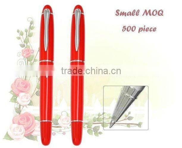 promotional red ceramic roller pen