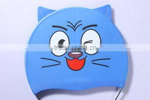 sillicone cartoon swimming cap