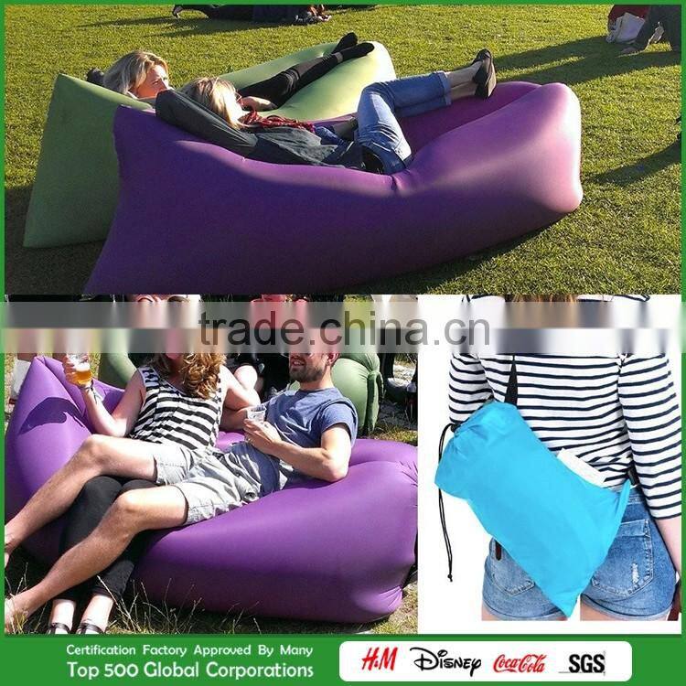 New Coming Inflatable Sleeping Bag/ Sofa/ Bed Air Bag, Colorful Outdoor travelling camping Inflatable Sleeping Bag