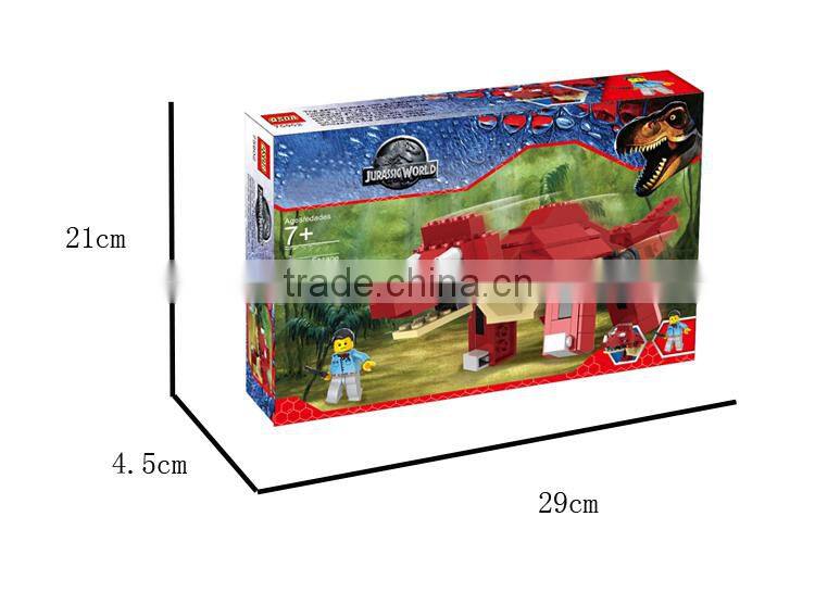 Plastic building blocks big dinosaur toy