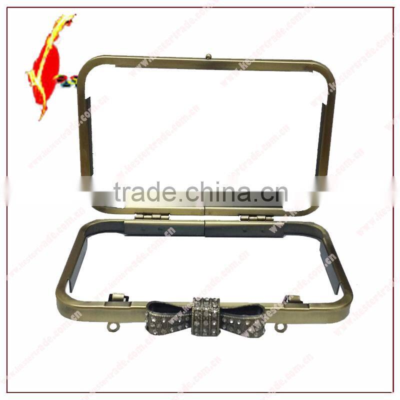 7inch drill clutch purse frame box bag frame evening bag frame handle