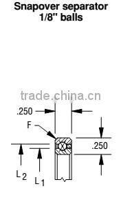 KA035XP0 Reail-silm Thin-section bearings (3.5x4x0.25 in) Ball bearing High quality Robotic Bearings