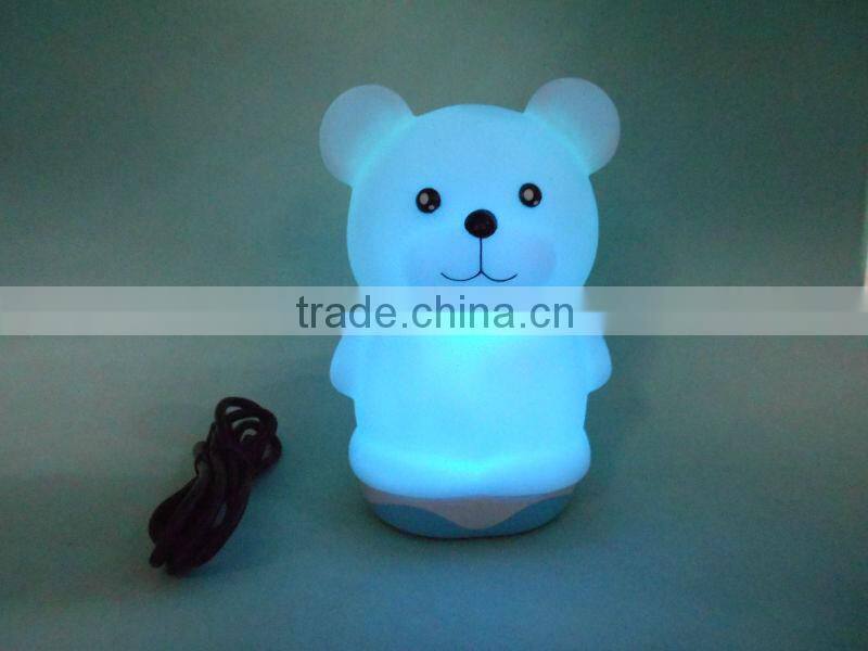 Cat shape small Baby portable LED night light